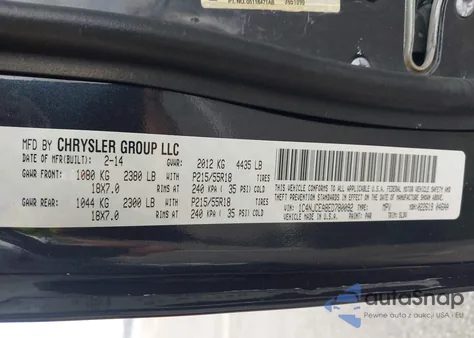 2014 Jeep Compass High Altitude из США, поврежденный, VIN 1C4NJCEA8ED780092